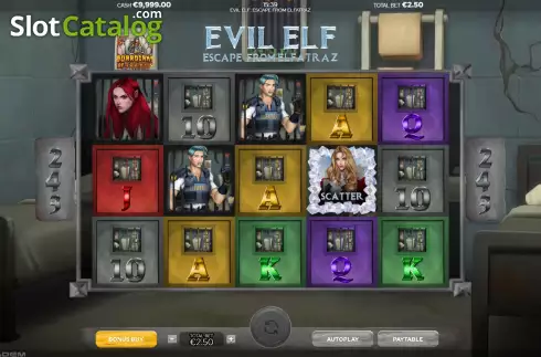 Οθόνη2. Evil Elf Escape From Elfatraz Κουλοχέρης