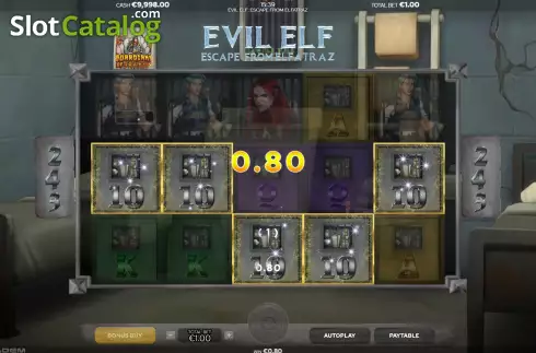 Οθόνη4. Evil Elf Escape From Elfatraz Κουλοχέρης