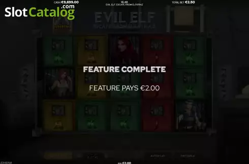Οθόνη8. Evil Elf Escape From Elfatraz Κουλοχέρης