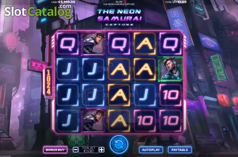 Οθόνη2. The Neon Samurai Capture Κουλοχέρης