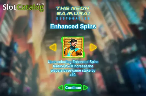 Οθόνη2. The Neon Samurai Restoration Κουλοχέρης