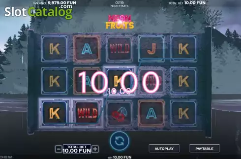 Οθόνη3. Neon Fruits (Arcadem) Κουλοχέρης 