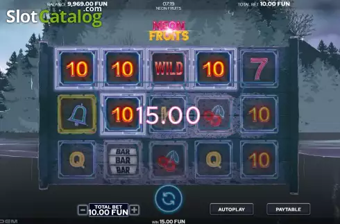 Οθόνη4. Neon Fruits (Arcadem) Κουλοχέρης 