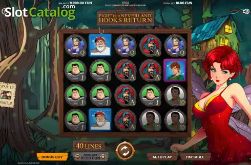Οθόνη3. Fight for Neverland: Hook's Return Κουλοχέρης 