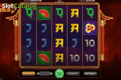 Οθόνη2. Dragon's Gold (Arcadem) Κουλοχέρης 