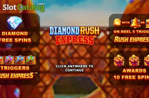 Οθόνη2. Diamond Rush Express Κουλοχέρης