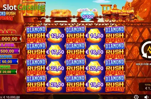 Οθόνη3. Diamond Rush Express Κουλοχέρης