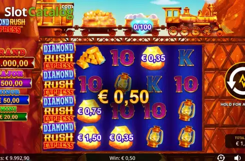 Οθόνη4. Diamond Rush Express Κουλοχέρης