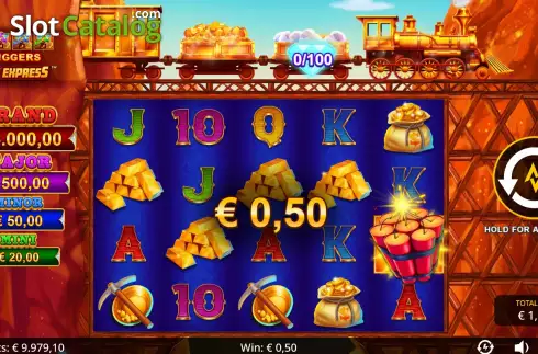 Οθόνη5. Diamond Rush Express Κουλοχέρης