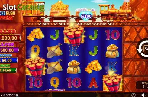 Οθόνη7. Diamond Rush Express Κουλοχέρης
