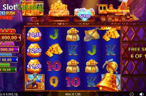Οθόνη9. Diamond Rush Express Κουλοχέρης