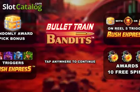 Οθόνη2. Bullet Train Bandits Κουλοχέρης