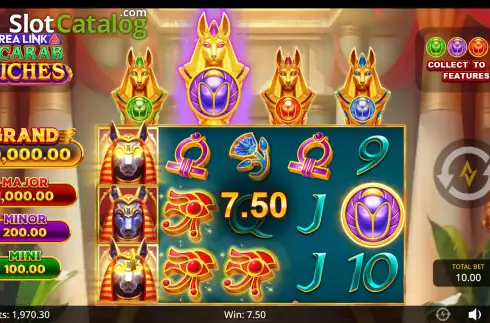 Οθόνη3. Area Link Scarab Riches Κουλοχέρης 