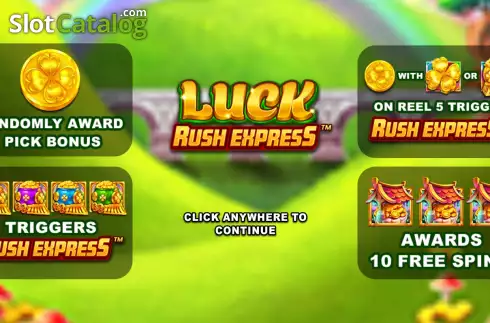 Οθόνη2. Luck Rush Express Κουλοχέρης