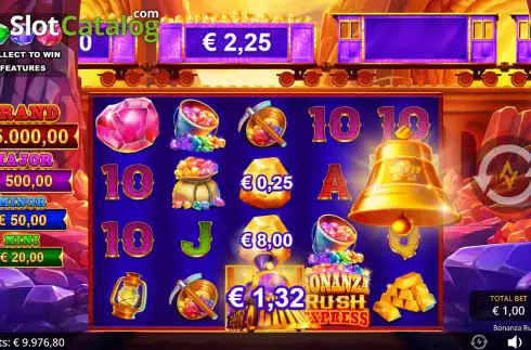Οθόνη6. Bonanza Rush Express Κουλοχέρης
