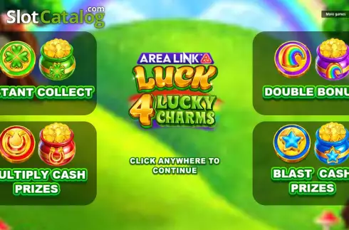 Οθόνη2. Area Link Luck 4 Lucky Charms Κουλοχέρης