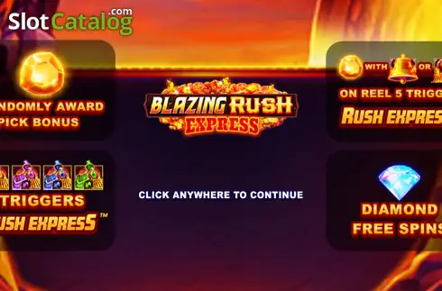 Οθόνη2. Blazing Rush Express Κουλοχέρης
