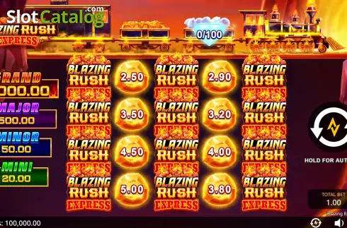 Οθόνη3. Blazing Rush Express Κουλοχέρης