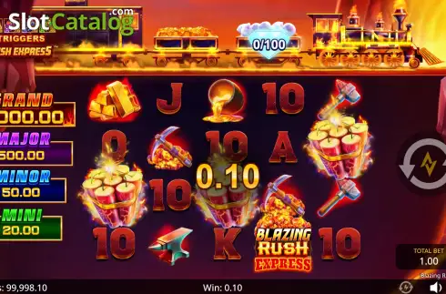 Οθόνη9. Blazing Rush Express Κουλοχέρης