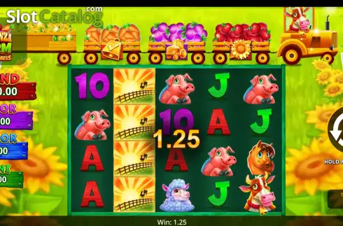 Οθόνη3. Bonanza Farm Rush Express Κουλοχέρης