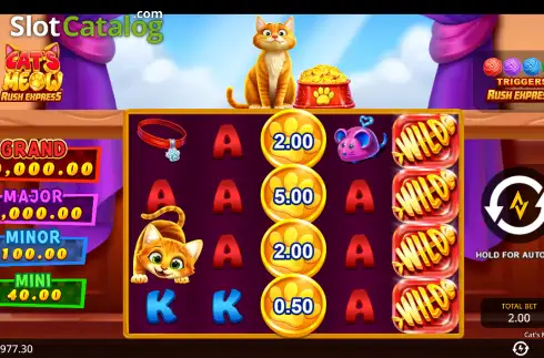 Οθόνη2. Cat’s Meow Rush Express Κουλοχέρης 