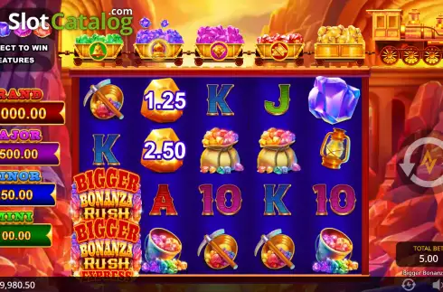 Οθόνη2. Bigger Bonanza Rush Express Κουλοχέρης