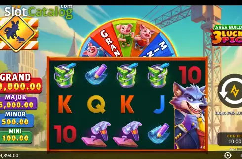 Οθόνη2. Area Build'R 3 Lucky Pigs Κουλοχέρης 
