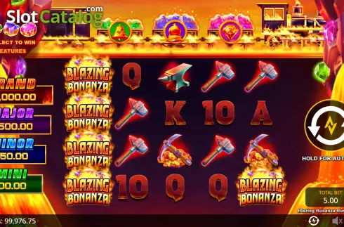 Οθόνη2. Blazing Bonanza Rush Express Κουλοχέρης