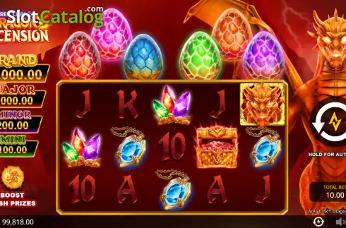 Οθόνη2. Area Link Dragon Ascension Κουλοχέρης