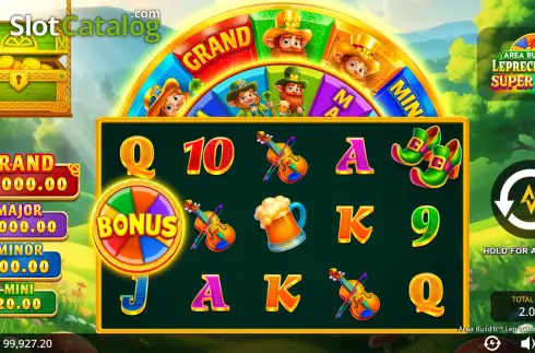 Οθόνη2. Area Build'R Leprechauns Super Spin Κουλοχέρης