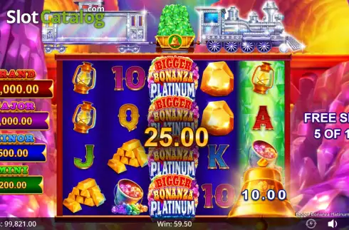 Οθόνη3. Bigger Bonanza Platinum Rush Express Κουλοχέρης 