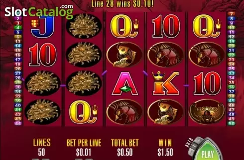 Οθόνη4. 50 Dragons Κουλοχέρης