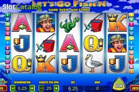 Οθόνη3. Let's Go Fish'n Κουλοχέρης