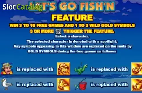 Οθόνη5. Let's Go Fish'n Κουλοχέρης