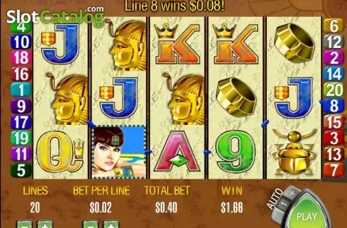 Οθόνη4. Queen Of The Nile (Aristocrat) Κουλοχέρης 
