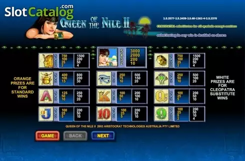 Οθόνη2. Queen of the Nile 2 Κουλοχέρης