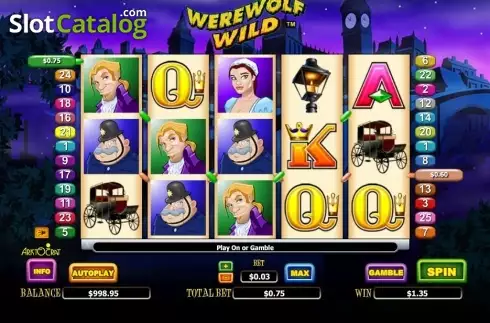 Οθόνη4. Werewolf Wild Κουλοχέρης