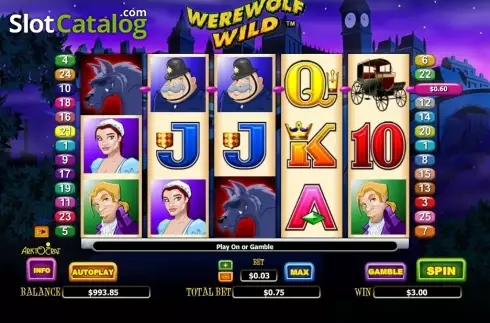Οθόνη5. Werewolf Wild Κουλοχέρης