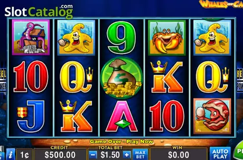 Οθόνη2. Whales of Cash Deluxe Κουλοχέρης
