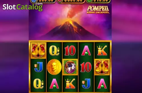 Οθόνη2. Pompeii Rising Jackpots Κουλοχέρης