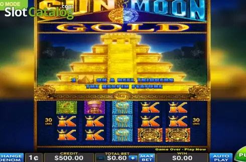 Οθόνη2. Sun & Moon Gold Κουλοχέρης