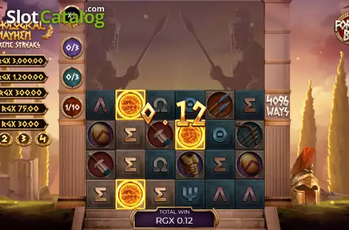 Οθόνη3. Mythological Mayhem Supreme Streaks Κουλοχέρης