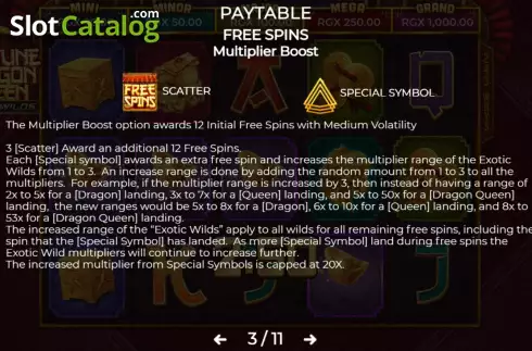 Οθόνη7. Fortune Dragon Queen Exotic Wilds Κουλοχέρης