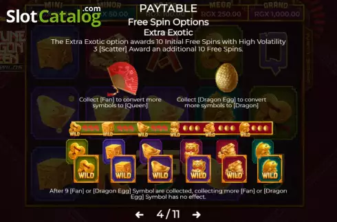 Οθόνη8. Fortune Dragon Queen Exotic Wilds Κουλοχέρης