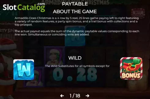 Οθόνη9. Armadillo Does Christmas Κουλοχέρης