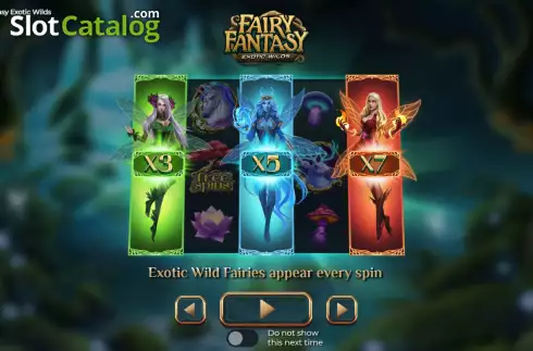 Οθόνη2. Fairy Fantasy Exotic Wilds Κουλοχέρης