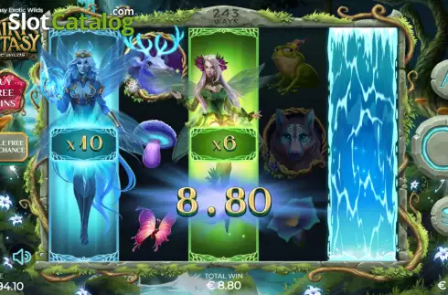 Οθόνη5. Fairy Fantasy Exotic Wilds Κουλοχέρης