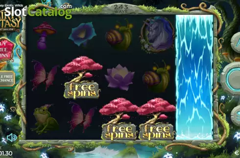 Οθόνη8. Fairy Fantasy Exotic Wilds Κουλοχέρης