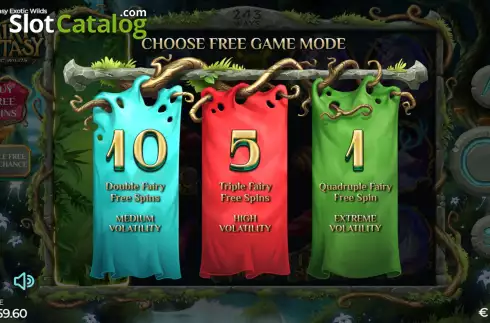Οθόνη9. Fairy Fantasy Exotic Wilds Κουλοχέρης