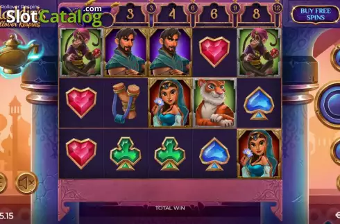 Οθόνη2. Aladdin's Rollover Respins Κουλοχέρης